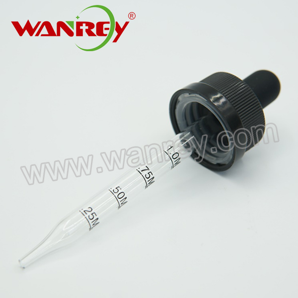 Child Resistant Dropper With Glass Pipette